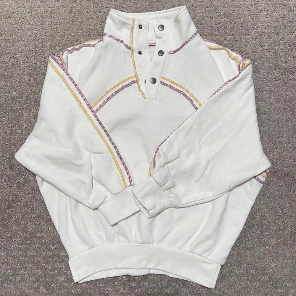 BDG urban outfitters white pullover sweatshirt